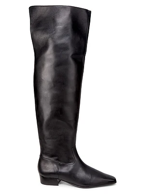 Helena Over-The-Knee Leather Boots