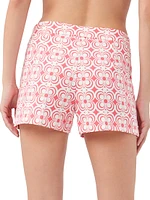 Corbin 2 Geometric Cotton-Blend Shorts