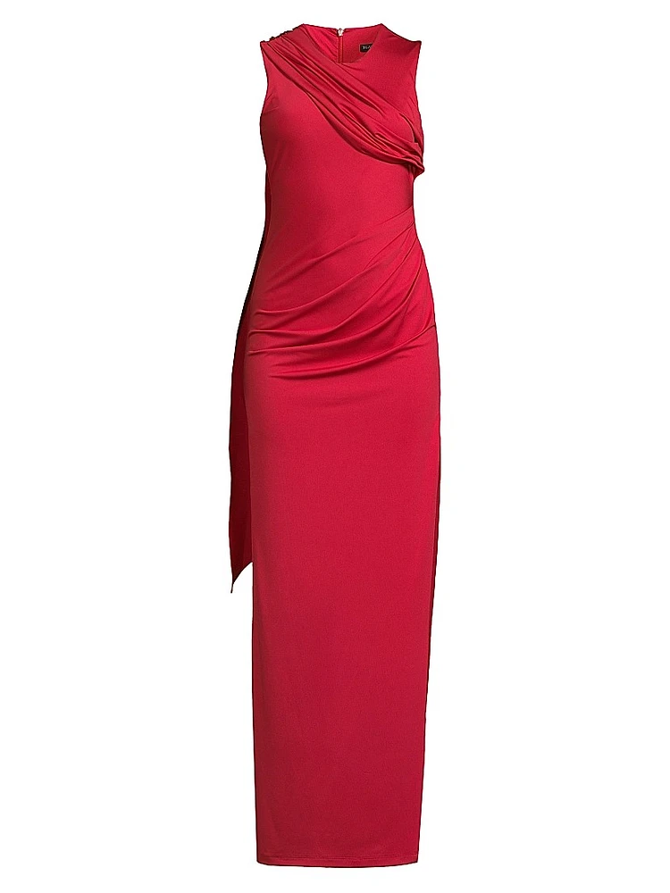 Aruna Draped Maxi Dress