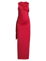 Aruna Draped Maxi Dress