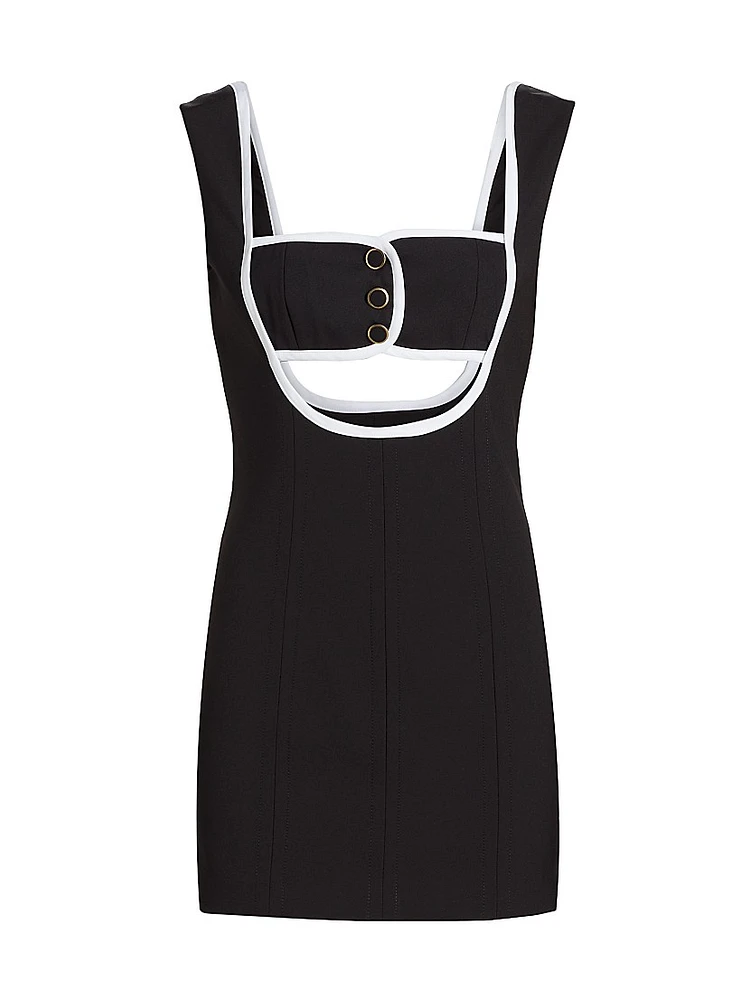 Egon Cut-Out Minidress
