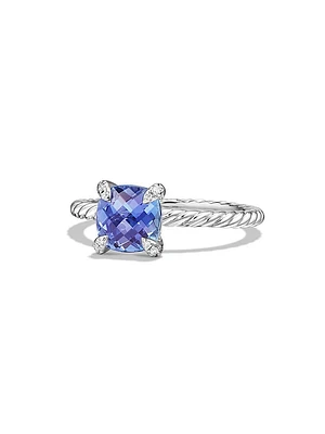 Chatelaine Ring in 18K White Gold