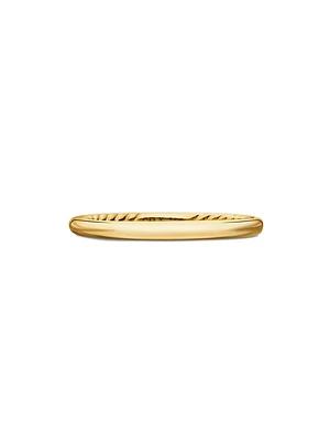DY Eden Band Ring in 18K Yellow Gold, 2MM