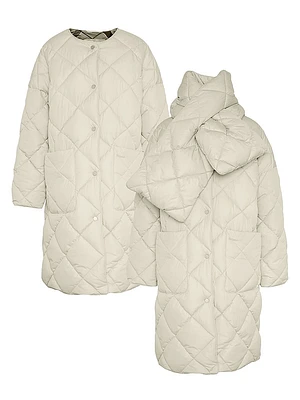 Brigitte Quilted & Puffer Coat