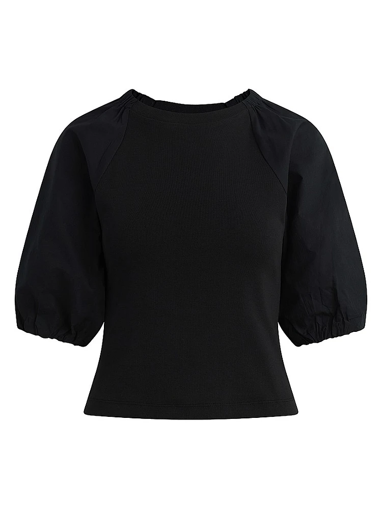 Lila Cotton Top