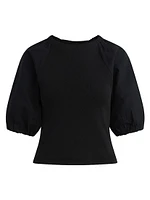 Lila Cotton Top