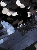 Centauri Sequined Chiffon Crop Top