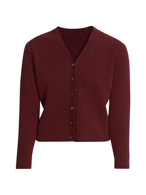 Wool V-Neck Cardigan
