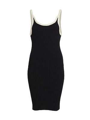 Emilie Cotton-Blend Minidress