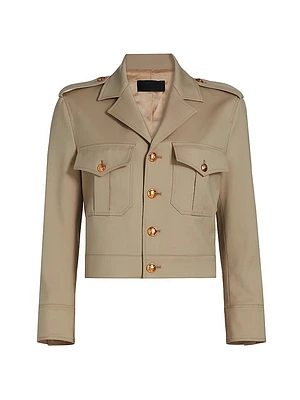 Lise Cropped Military Blazer