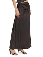 Priya Jersey A-Line Skirt
