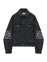 Anagram Logo Denim Jacket