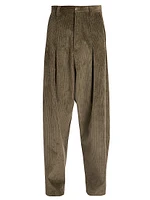 Cotton-Blend Harem Trousers