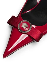 Gianni Ribbon 85MM Slingback Pumps