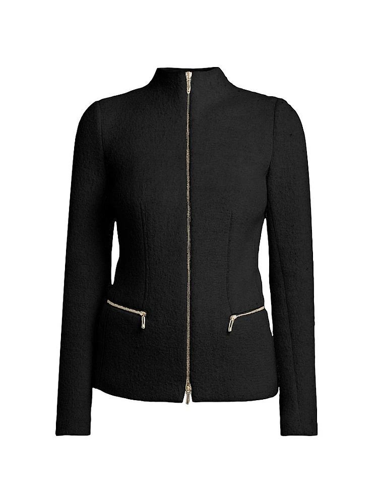 Luxe Blend Zip Jacket