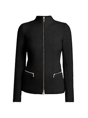 Luxe Blend Zip Jacket