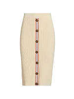 Melania Pointelle Knit Skirt