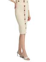 Melania Pointelle Knit Skirt