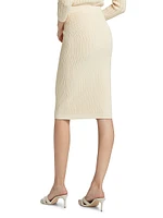 Melania Pointelle Knit Skirt