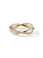 Infinity Band Ring 18K Yellow Gold