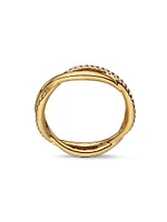 Infinity Band Ring 18K Yellow Gold