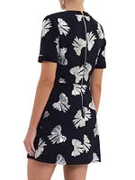 Nicky Hilton x Rebecca Vallance Valor Bow Appliqué Minidress