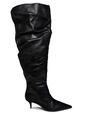 Ashlee Leather Over-the-Knee Boots