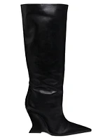 Siena 115MM Leather Over-The-Knee Boots