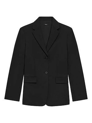 Slim-Fit Wool Blazer