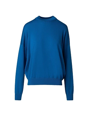Mock Turtleneck Wool Sweater