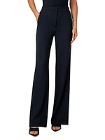 Marla Wool Straight-Leg Pants