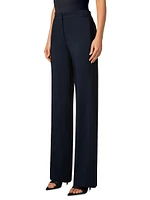 Marla Wool Straight-Leg Pants