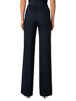 Marla Wool Straight-Leg Pants
