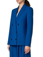Wool Double-Breasted Blazer