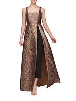 Emerson Jacquard Walk-Through Jumpsuit