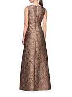 Emerson Jacquard Walk-Through Jumpsuit