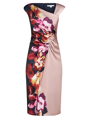Ilssa Asymmetric Midi-Dress