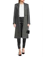 Herringbone Wrap Coat