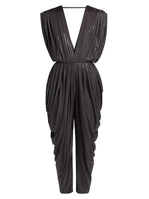 V-Neck Sleeveless Jumpsuit