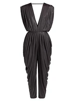 V-Neck Sleeveless Jumpsuit