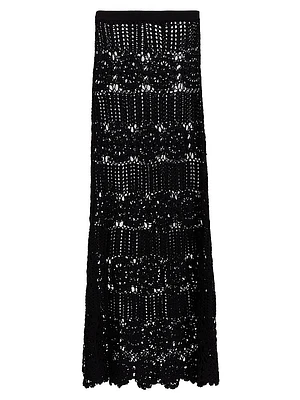 Crocheted Maxi Skirt