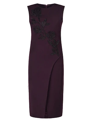 Ellery Embellished Sleeveless Midi-Dress