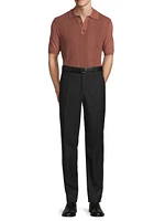 Wool-Silk-Cashmere Polo Shirt
