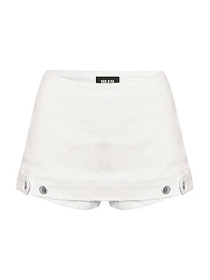 Alix Stretch Denim Skort