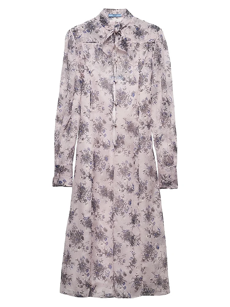 Printed Chiffon Dress