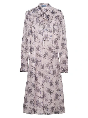 Printed Chiffon Dress