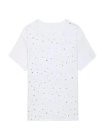 Marta Studded Cotton T-Shirt
