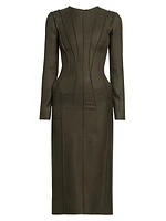 Darted Viscose Dress
