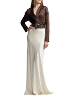Masina Satin Maxi Skirt