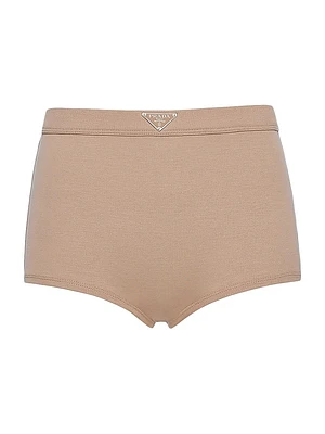 Ribbed Knit Boy Shorts